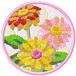 Floral Embroidery Design 11